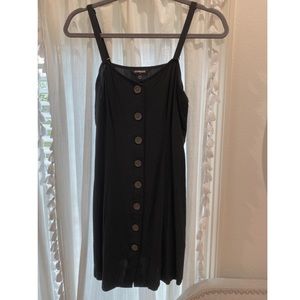 Express black mini dress